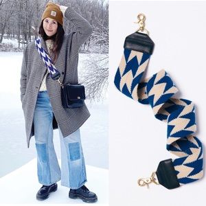 SALT the classic crossbody woven bag strap in Duke